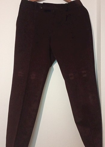 Kahverengi Süet Erkek Pantolon - Görsel 2
