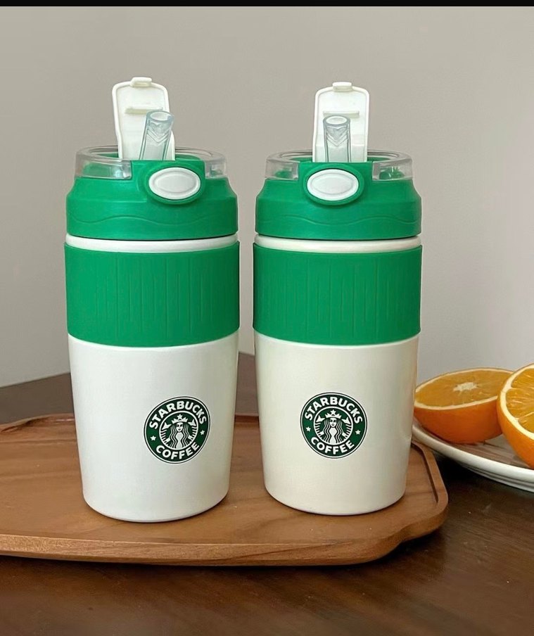 Yeşil Starbucks Termos Matara - Görsel 2