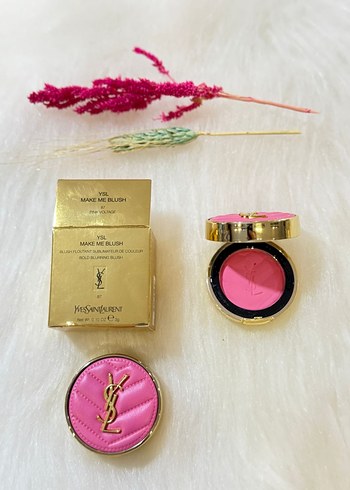 Yves Saint Laurent Parlak Pembe Allık - Görsel 3