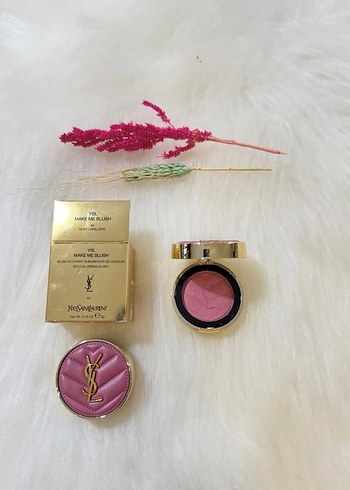Yves Saint Laurent Parlak Pembe Allık - Görsel 2