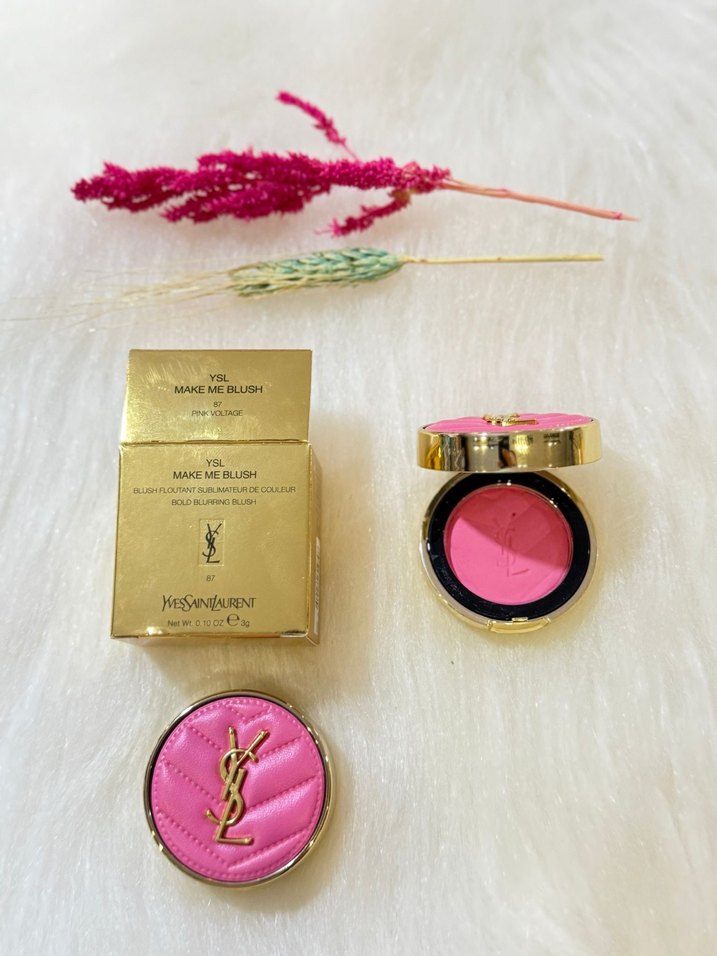 Yves Saint Laurent Parlak Pembe Allık - Görsel 3