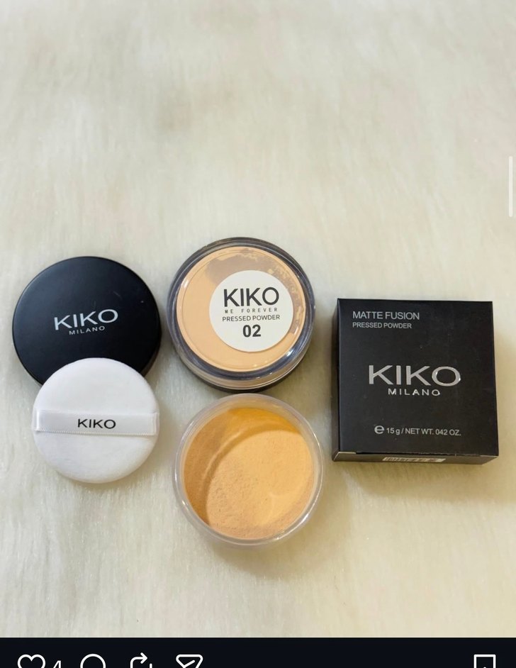 KIKO Milano Matte Fusion Pressed Powder 01 - Görsel 2
