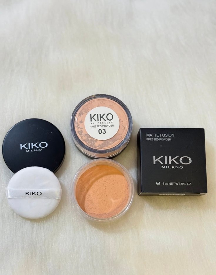 KIKO Milano Matte Fusion Pressed Powder 01 - Görsel 3