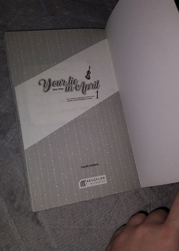 Your Lie in April Cilt 1 - Naoshi Arakawa SIFIR KİTAP - Görsel 3