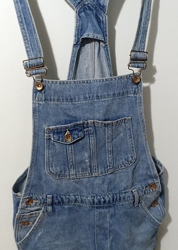 Colin's Kadın Kot Tulum Şort Askılı - Görsel 5