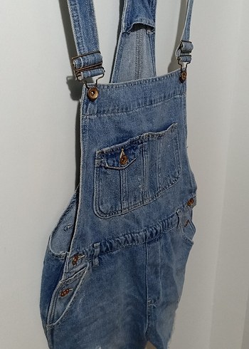 Colin's Kadın Kot Tulum Şort Askılı - Görsel 6