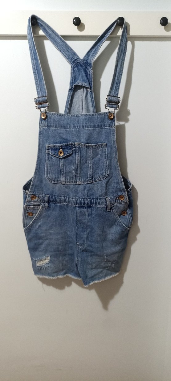 Colin's Kadın Kot Tulum Şort Askılı - Görsel 4