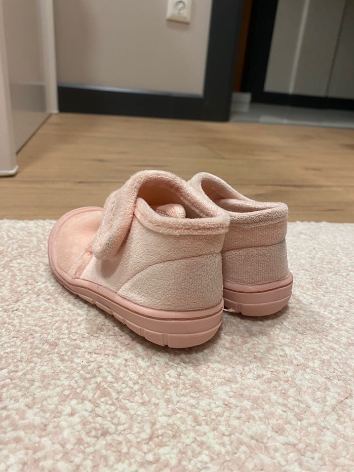 Kızlar için Pembe Sıcak Ev Terliği - Görsel 2