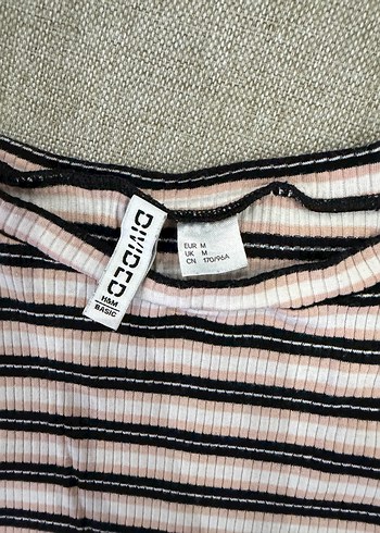 Çizgili Pamuklu Uzun Kollu Bluz - Görsel 4