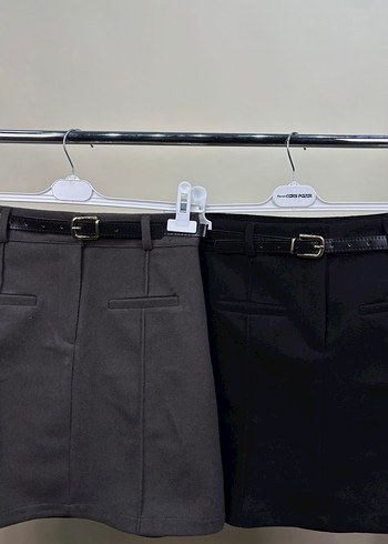 Siyah Kaşe Etek - Görsel 6