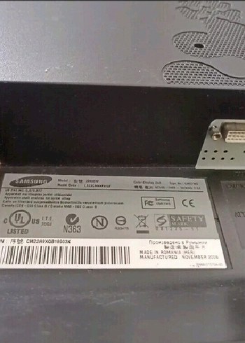 Samsung Monitör 22inc 60hz - Görsel 3