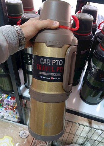4lt travel CARPTO termos 48saat sıcak, soğuk - Görsel 3