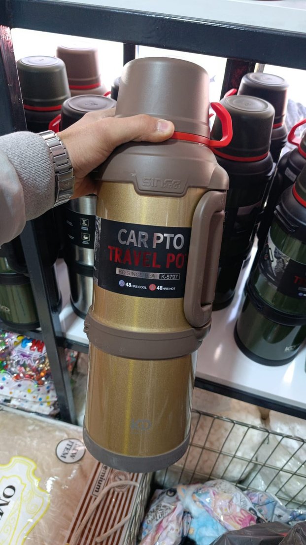 4lt travel CARPTO termos 48saat sıcak, soğuk - Görsel 3