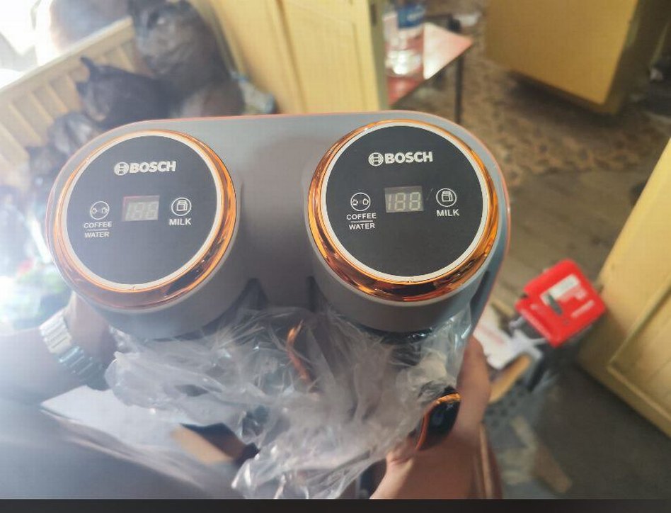 Bosch Siyah-Gri Dijital Kahve Makinesi - Görsel 3