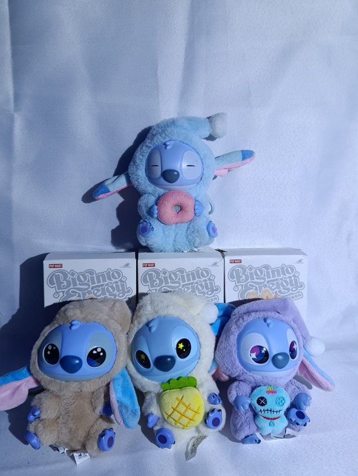 Pastel Mavi Peluş Oyuncak Anahtarlıklar - Görsel 2