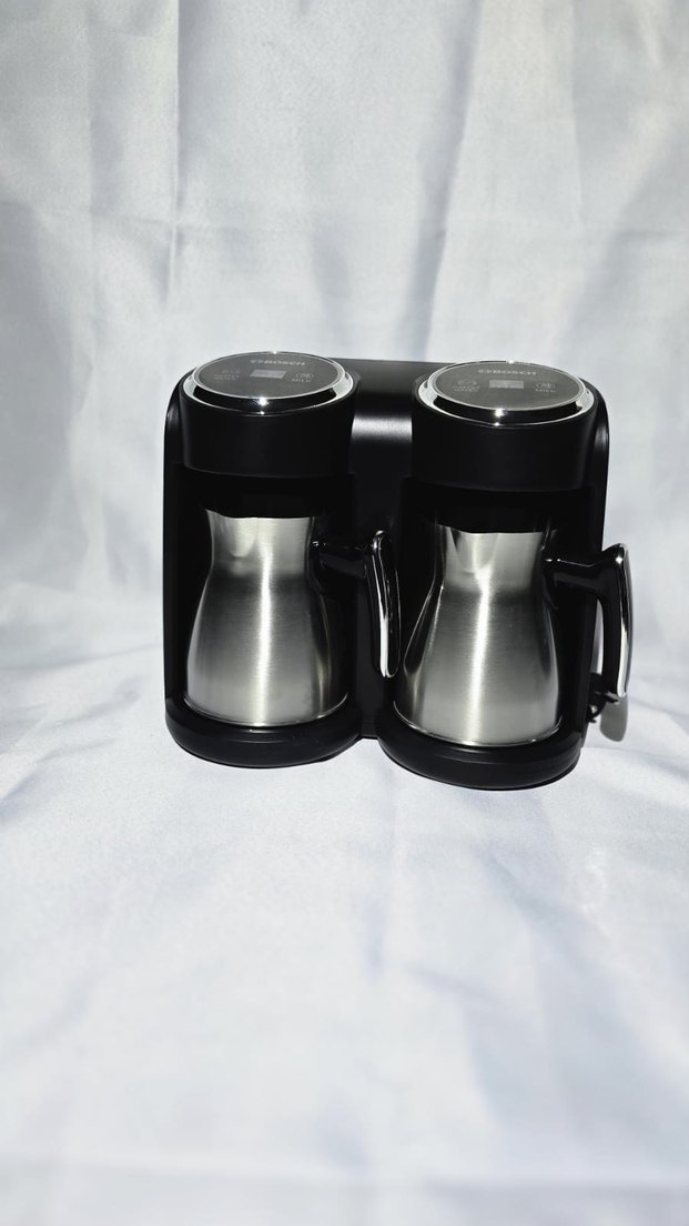 Çift Demlikli Siyah Kahve Makinesi - Görsel 2