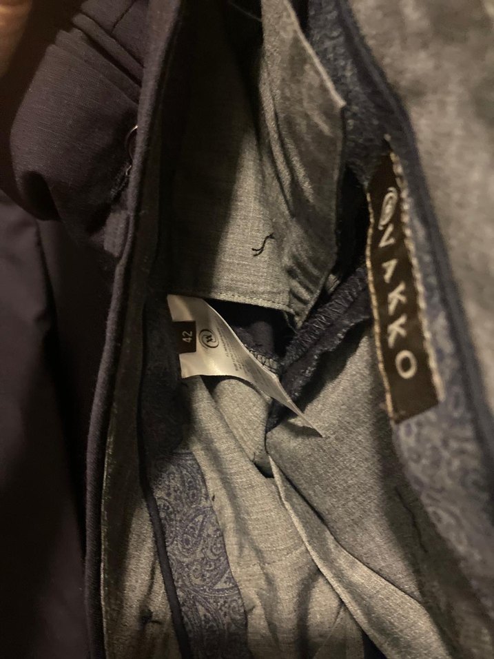 Vakko Lacivert  Erkek Klasik Kesim Takım Elbise - Görsel 4