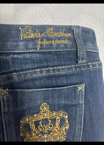 Victoria Beckham Lolita Denim Şort - Görsel 3