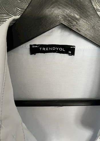 Trendyol & Milla Düğmeli, Uzun Kollu mavi Gömlek