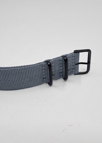 24 mm Gri Nato Erkek Saat Kayışı - Görsel 4
