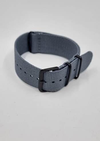 24 mm Gri Nato Erkek Saat Kayışı - Görsel 3