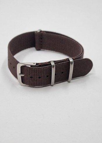 20mm NATO  Kahverengi Erkek Saat Kayışı - Görsel 3