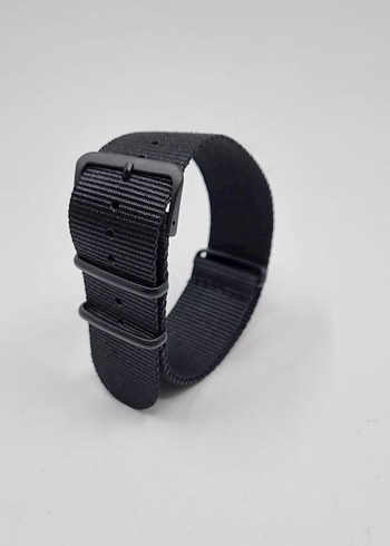 Siyah 24 mm NATO Erkek Saat Kayışı - Görsel 2