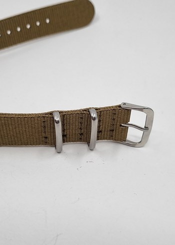 Bej NATO 20 mm  Erkek Saat Kayışı - Görsel 4