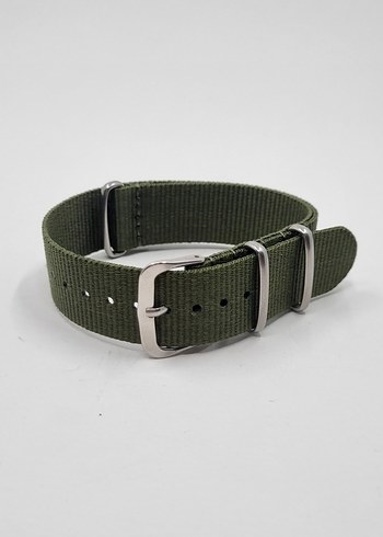 20 mm  Haki Erkek Saat Kayışı - Görsel 3