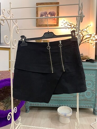 Zara mini kumaş etek
