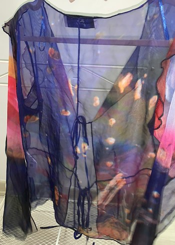 Adil Işık Bağcıklı Renkli Tie-Dye Mini Bluz Adl