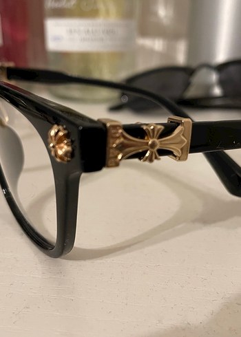 Siyah Chrome Heart Gözlük - Görsel 3