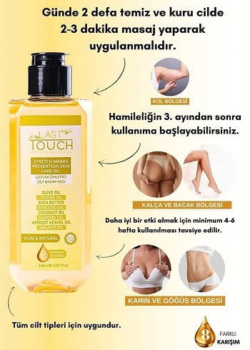NATGRAD Touch Cilt Bakım Yağı 150 ml - Görsel 2