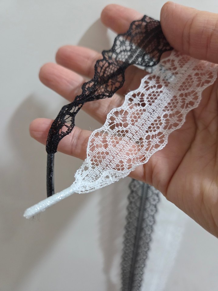 Kore stili Dantelli Ayakkabı Bağcığı - Görsel 5