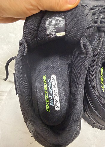 Skechers 47,5 nm Siyah Bağcıklı Erkek Spor Ayakkabı - Görsel 8