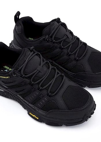 Skechers 47,5 nm Siyah Bağcıklı Erkek Spor Ayakkabı - Görsel 2