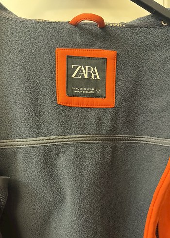 Zara XL Turuncu Fermuarlı Erkek Kayak Ceketi - Görsel 6