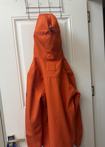 Zara XL Turuncu Fermuarlı Erkek Kayak Ceketi - Görsel 7