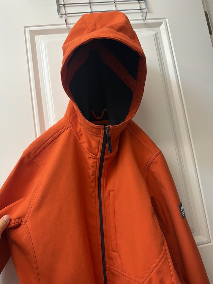 Zara XL Turuncu Fermuarlı Erkek Kayak Ceketi - Görsel 5