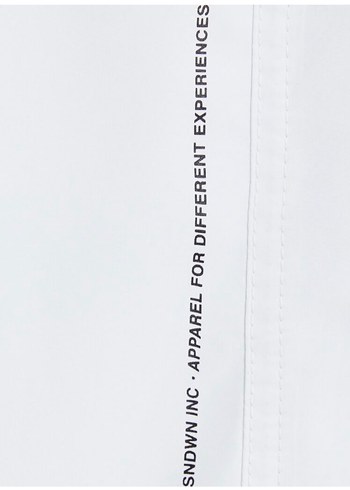 BERSHKA XXL Beyaz Erkek Midi Yağmurluk - Görsel 4