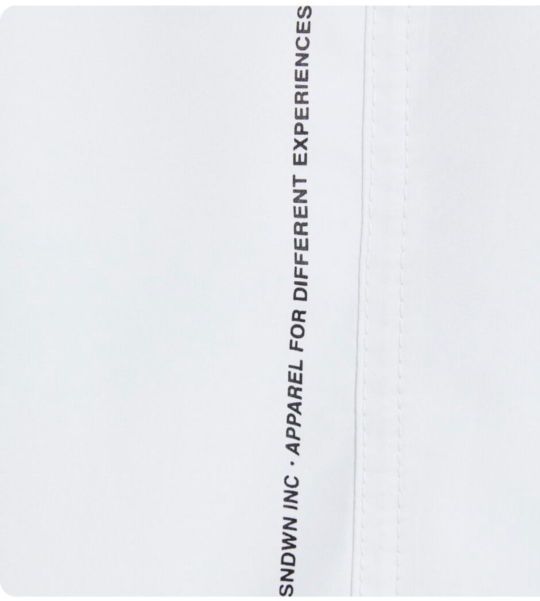 BERSHKA XXL Beyaz Erkek Midi Yağmurluk - Görsel 4