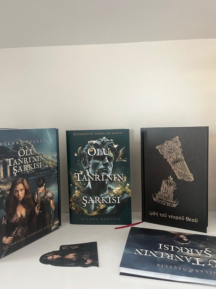 Ölü Tanrının Şarkısı - Dilara Özçelik ciltli kutulu set - Görsel 2
