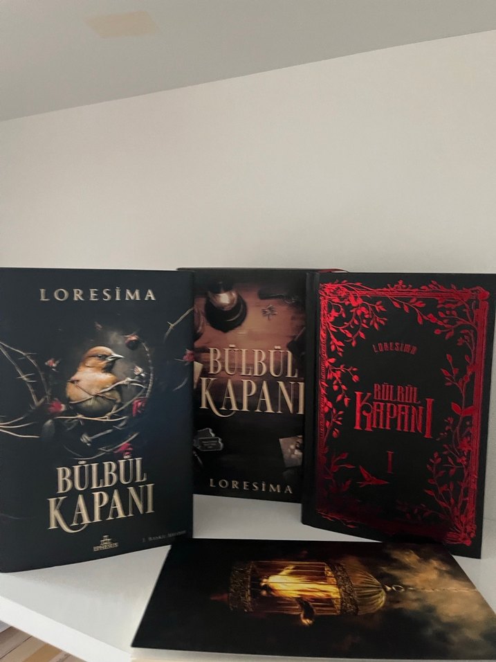 Loresima - Bülbülü Kapanı kutulu set beyaz leke - Görsel 3