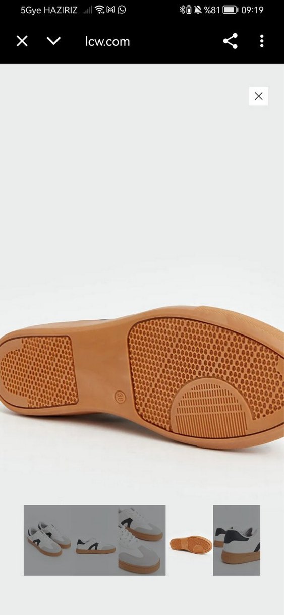 LCW STEPS Beyaz Bağcıklı Kadın Spor Ayakkabı - Görsel 5