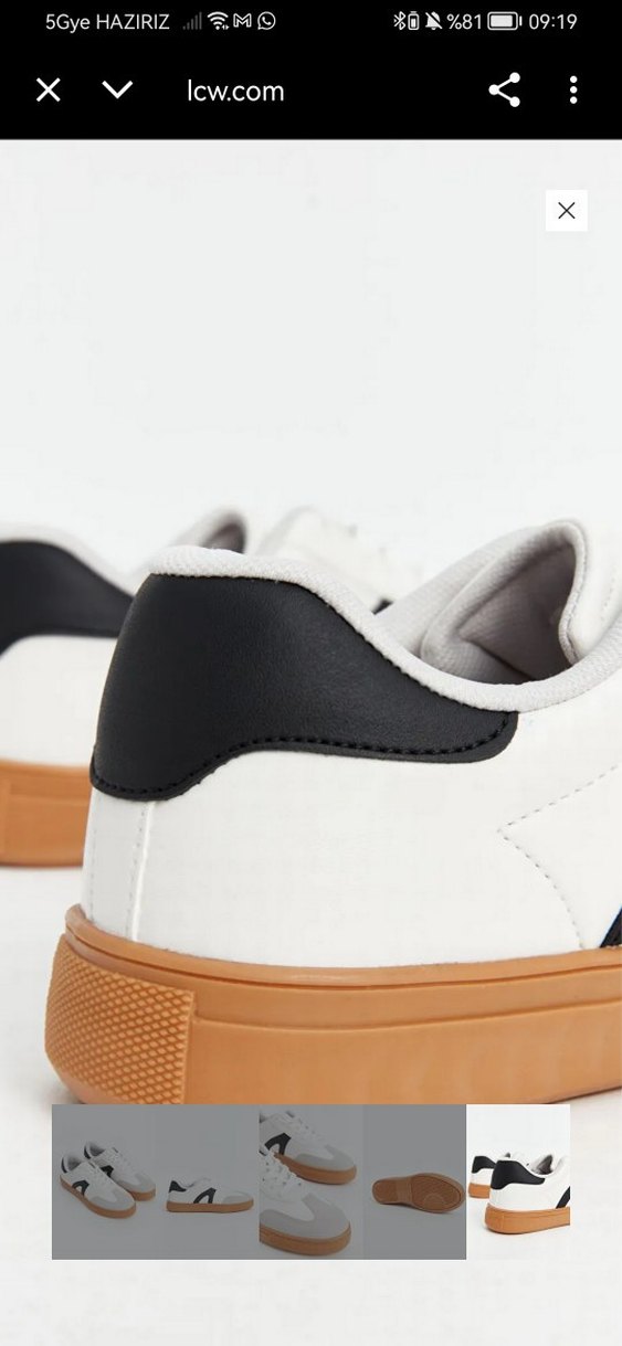 LCW STEPS Beyaz Bağcıklı Kadın Spor Ayakkabı - Görsel 2