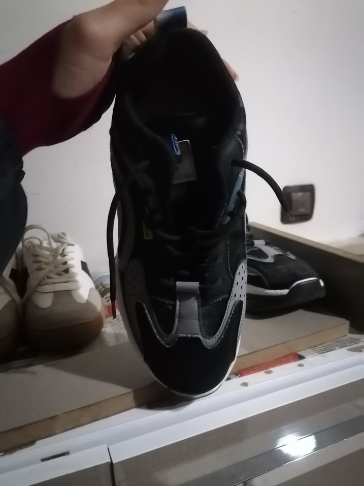 Yılan Desenli Siyah Basketbol Ayakkabısı - Görsel 3