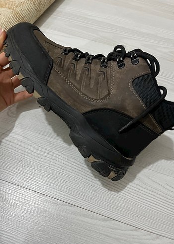 Deri Fermuarlı Erkek Biker Bot Kahverengi - Görsel 5