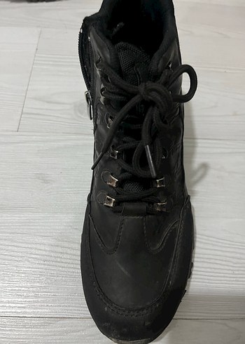 Siyah Bağcıklı Erkek Kauçuk Bot - Görsel 2