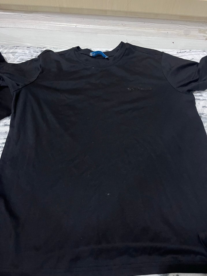 Siyah Kısa Kollu Hamile Tişörtü - Görsel 2