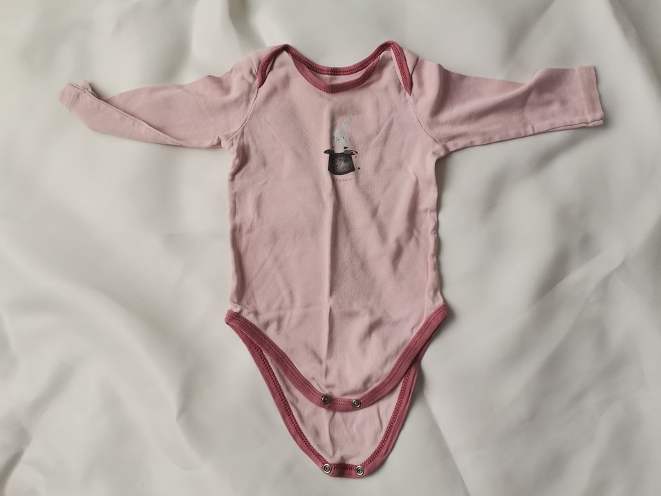 Kız Çocuk Pembe Nakışlı Rahat Tayt - Görsel 3